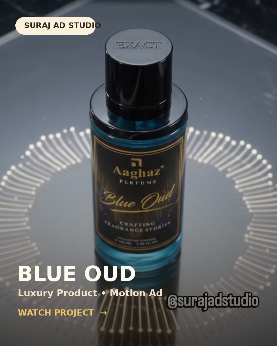 Custom thumbnail for Blue Oud cinematic ad